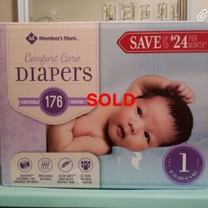 Comfort care Size 1 diapers